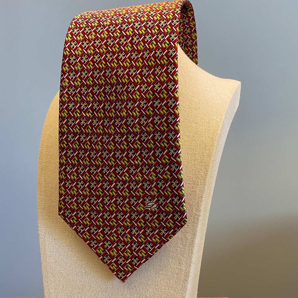 Classic Geometric Red Men's Tie